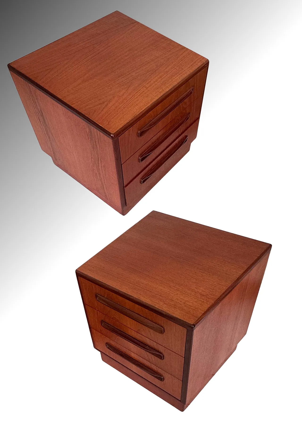 Coppia di comodini in teak di E. Gomme per G-Plan England, anni '60 5