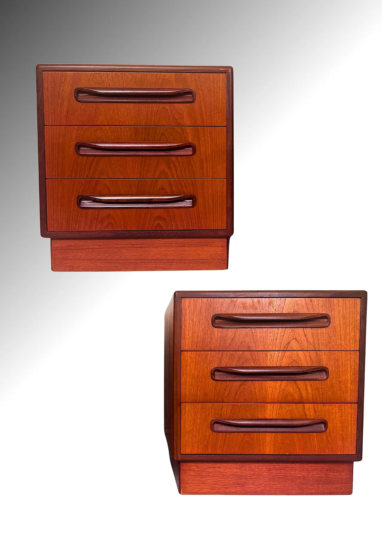 Coppia di comodini in teak di E. Gomme per G-Plan England, anni '60 8
