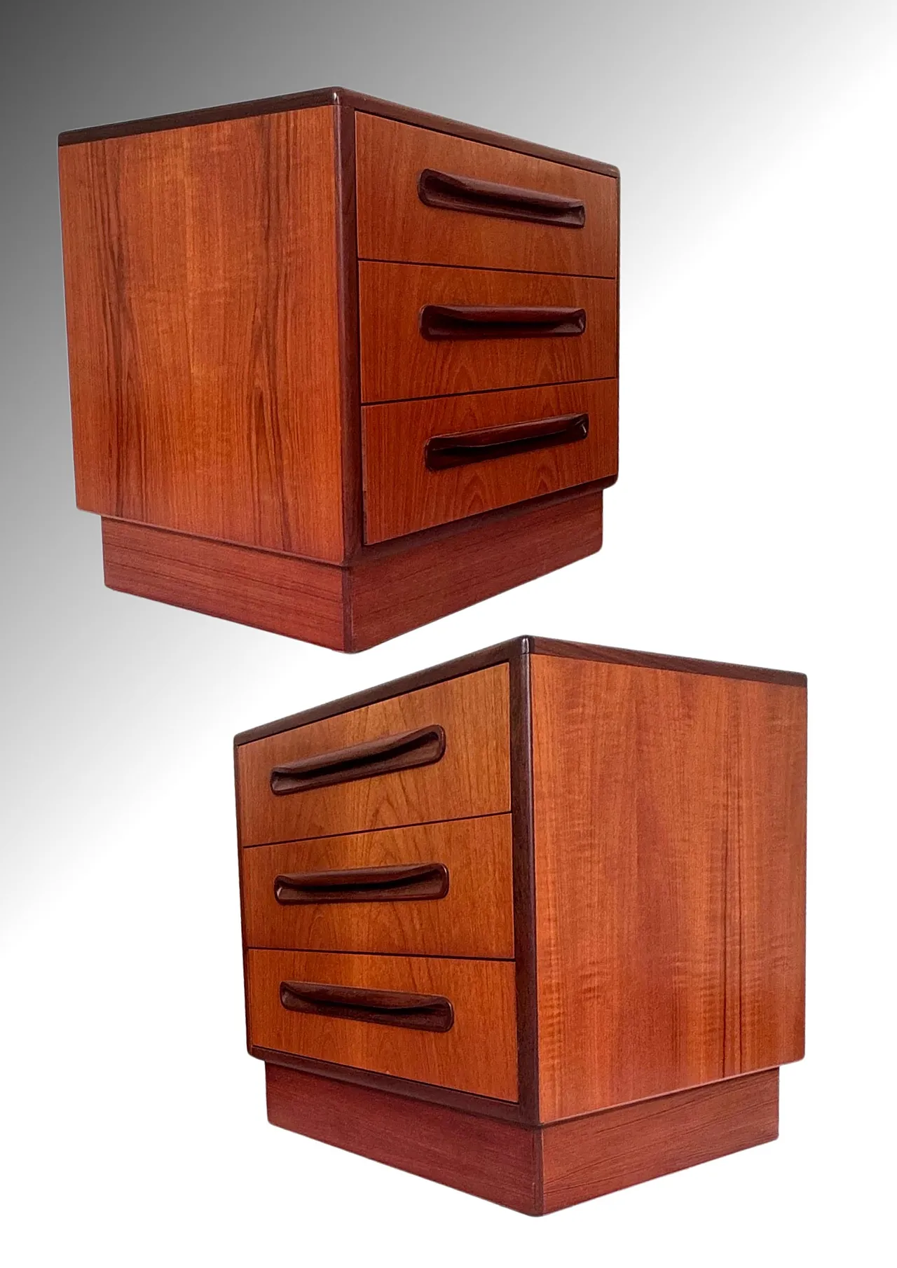 Coppia di comodini in teak di E. Gomme per G-Plan England, anni '60 9