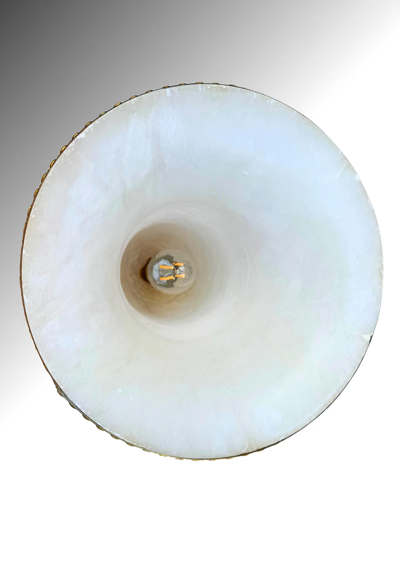Coppia di lampade belghe in alabastro in stile Art Déco, anni ’30 11