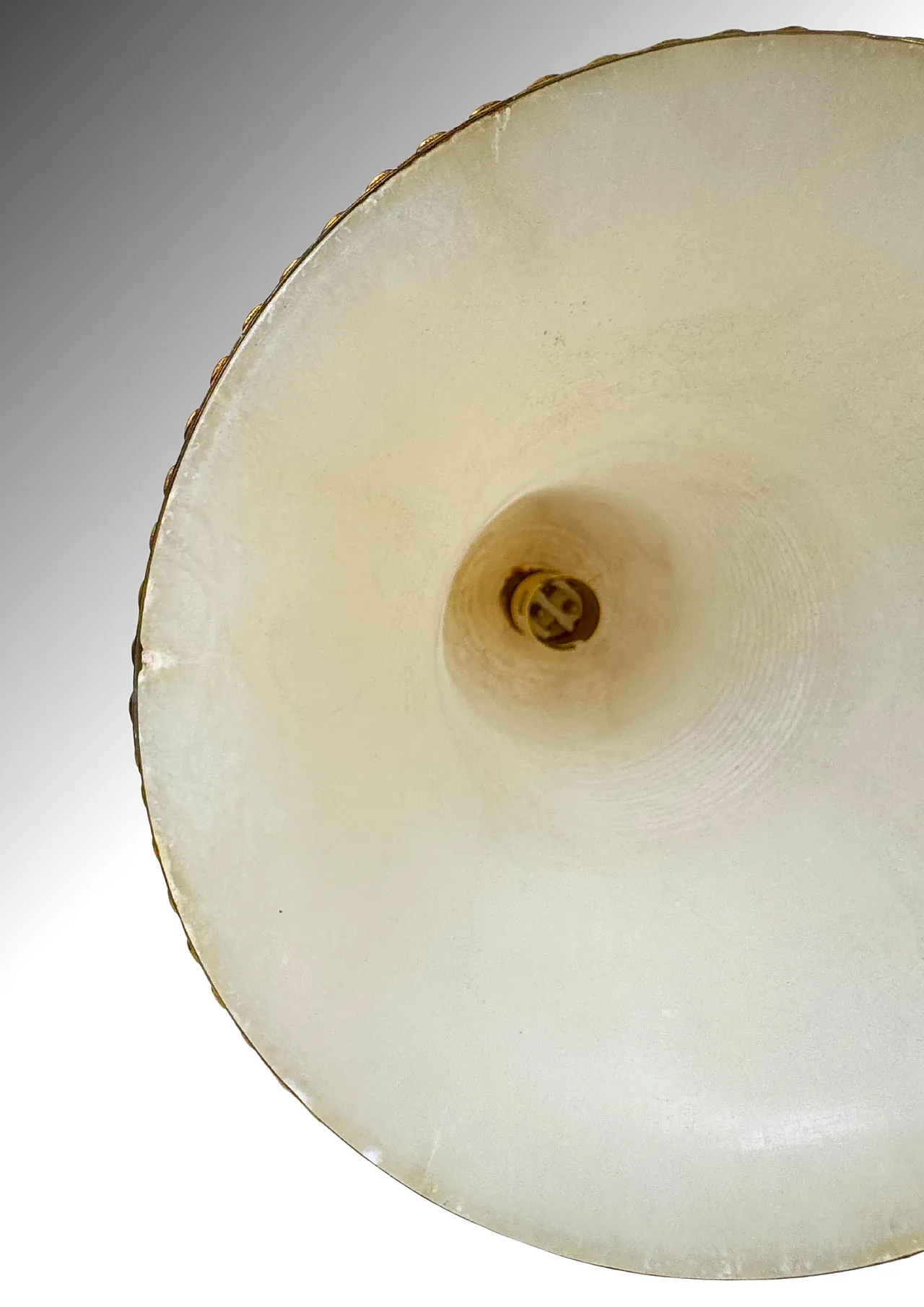 Coppia di lampade belghe in alabastro in stile Art Déco, anni ’30 12