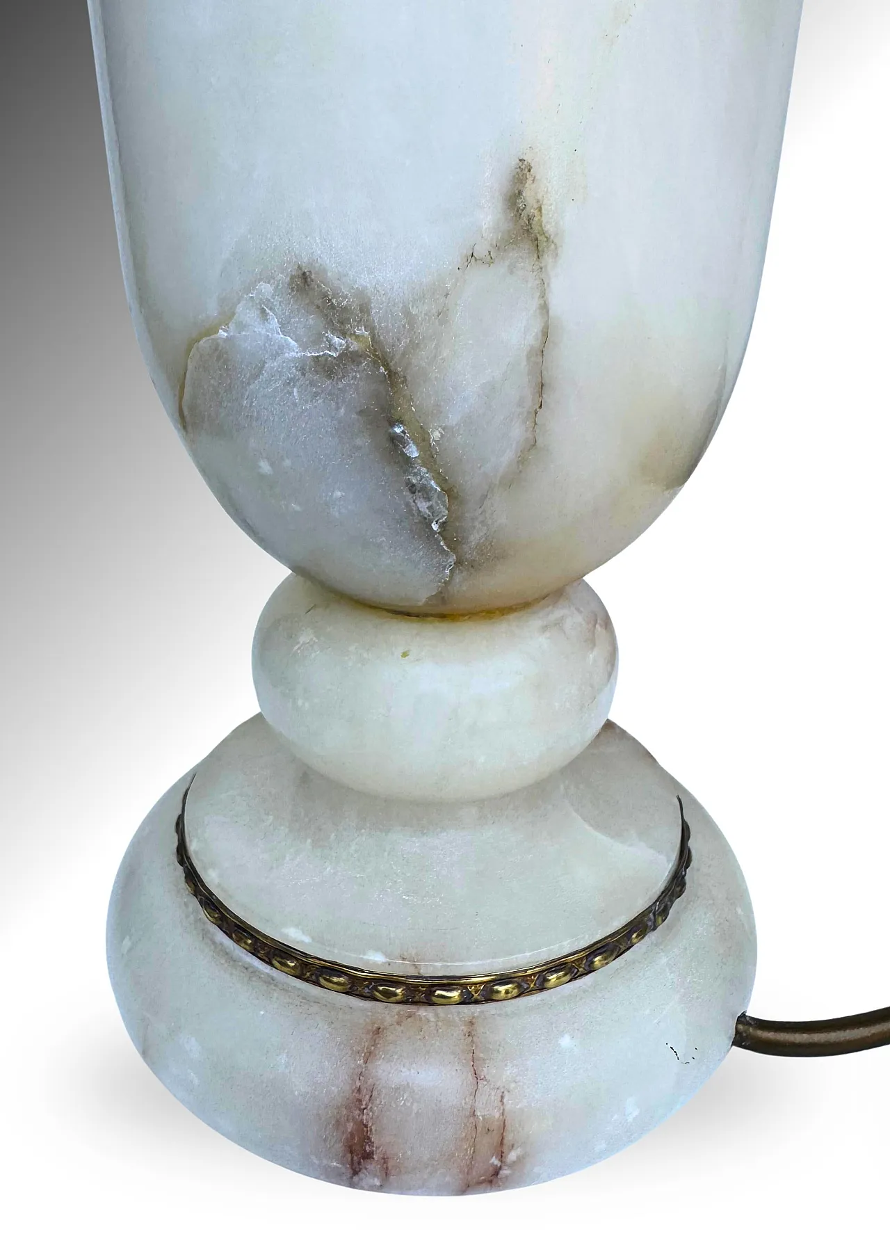Coppia di lampade belghe in alabastro in stile Art Déco, anni ’30 14