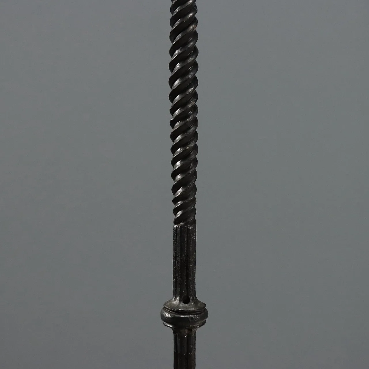 Wrought iron floor lamp, 20th century 7