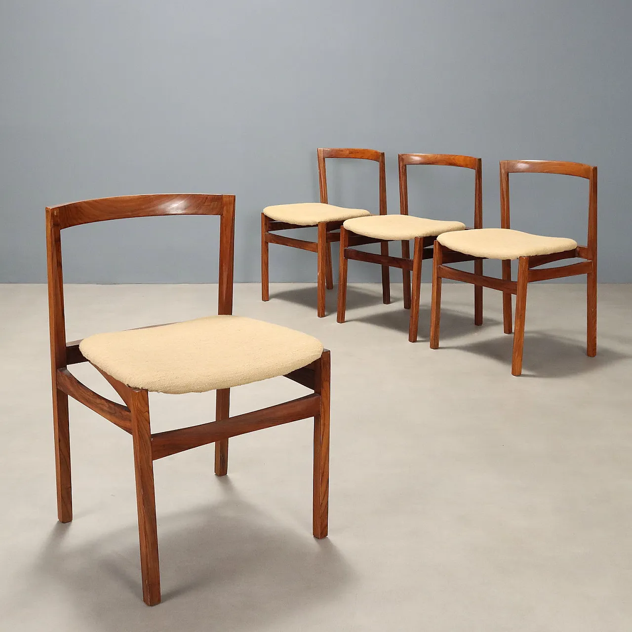 4 Dining chairs, 1960s 1