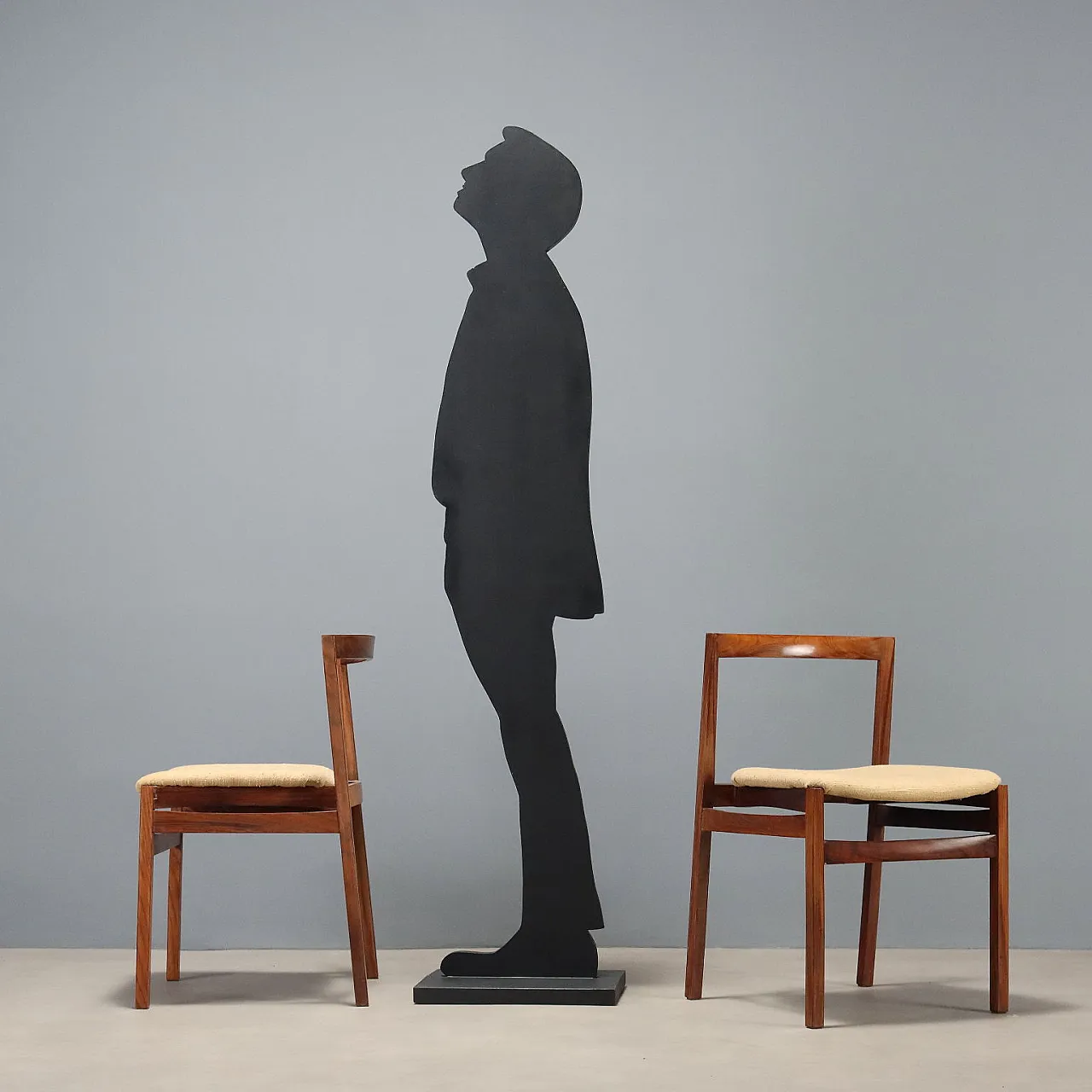 4 Dining chairs, 1960s 3