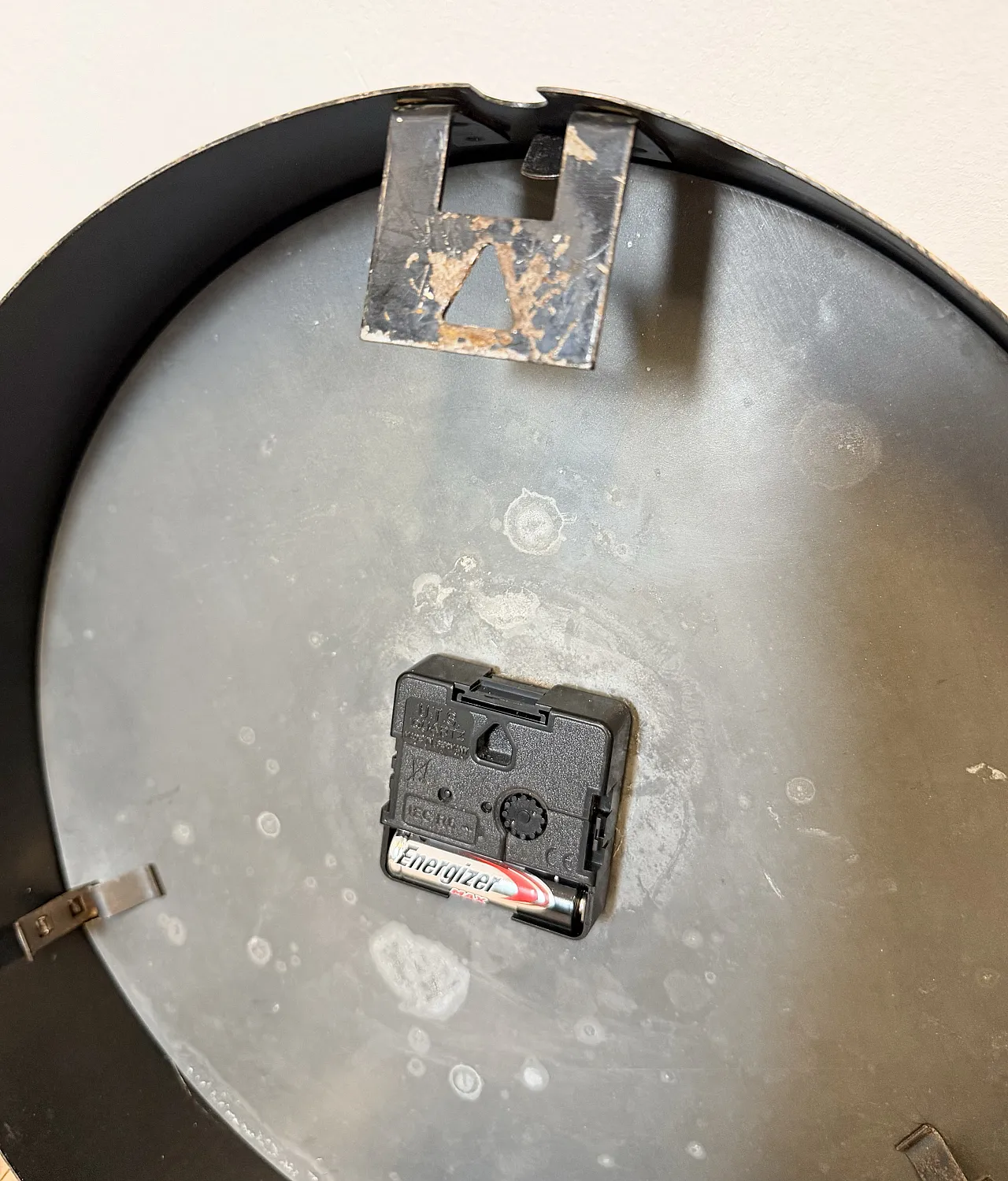 Black Industrial Factory Wall Clock from Siemens, 1950s 16