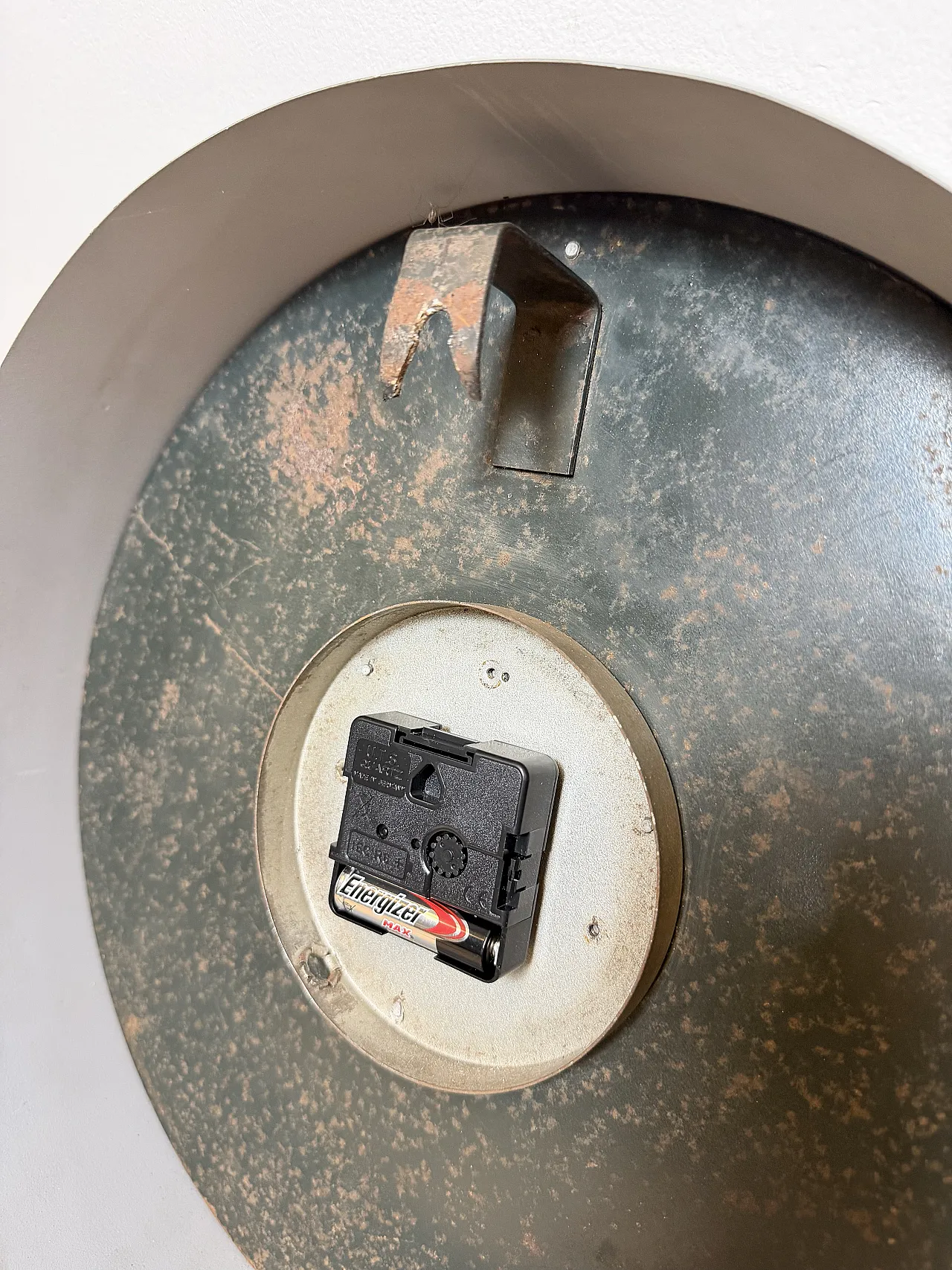Black Industrial Factory Wall Clock from IBM, 1950s 15