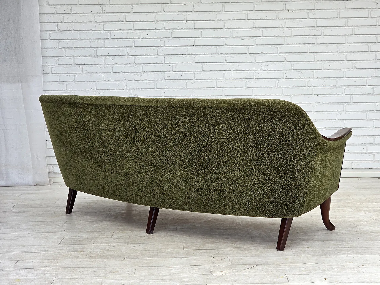 Divano norvegese a 3 posti legno di teak, anni '70 6