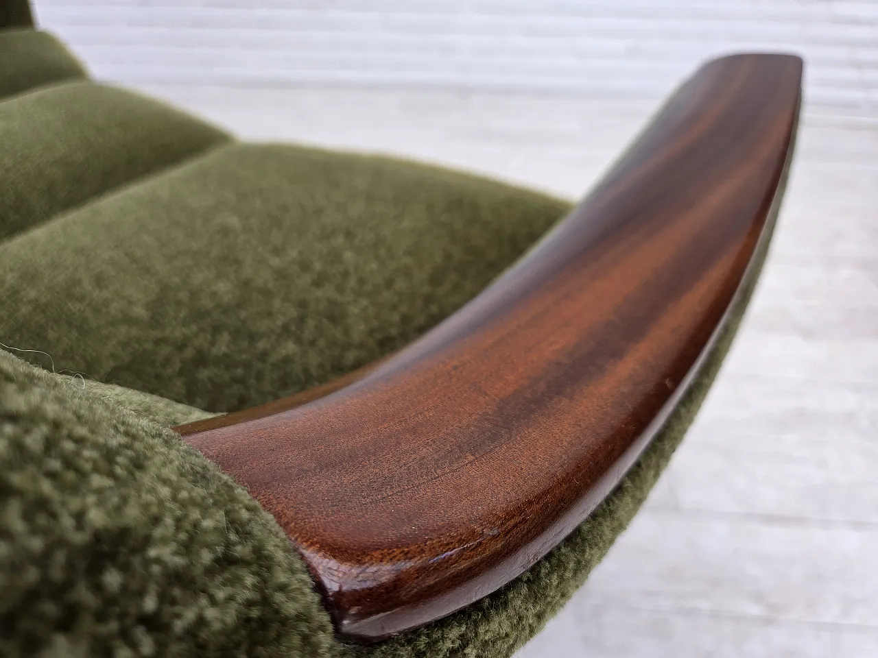 Divano norvegese a 3 posti legno di teak, anni '70 7
