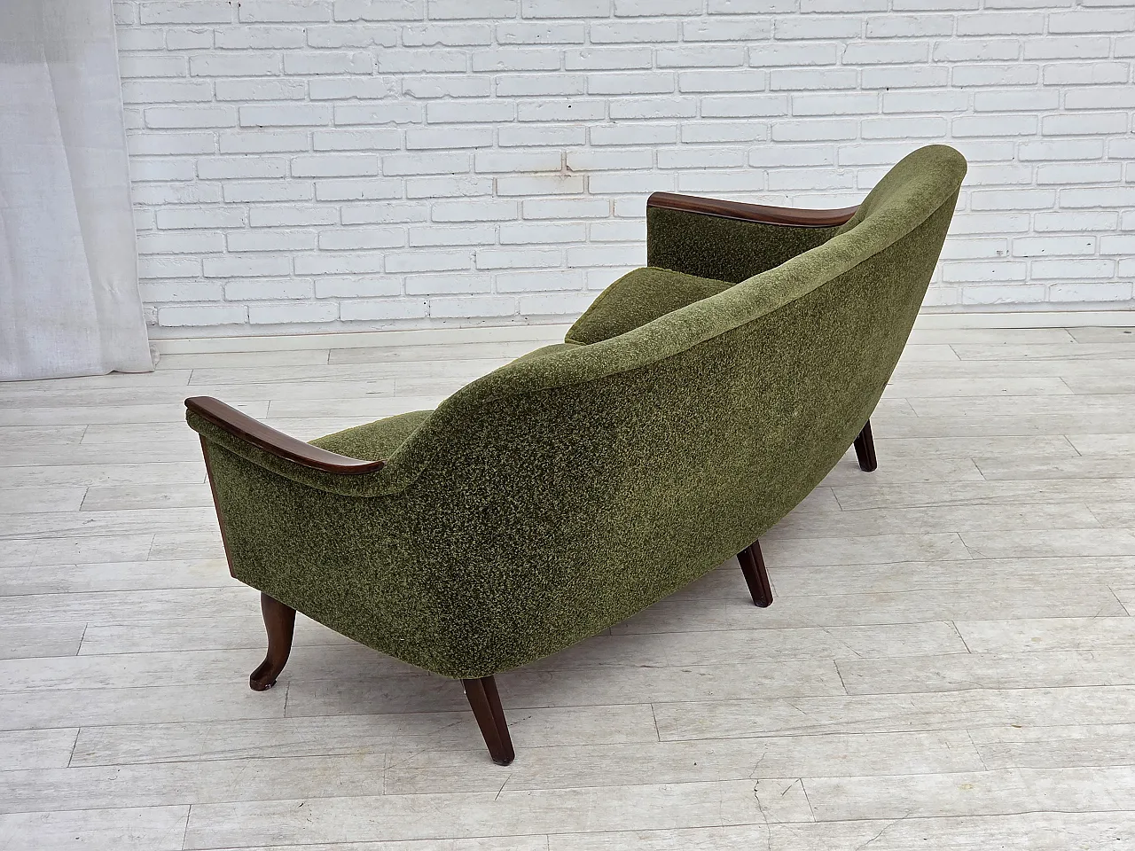 Divano norvegese a 3 posti legno di teak, anni '70 9