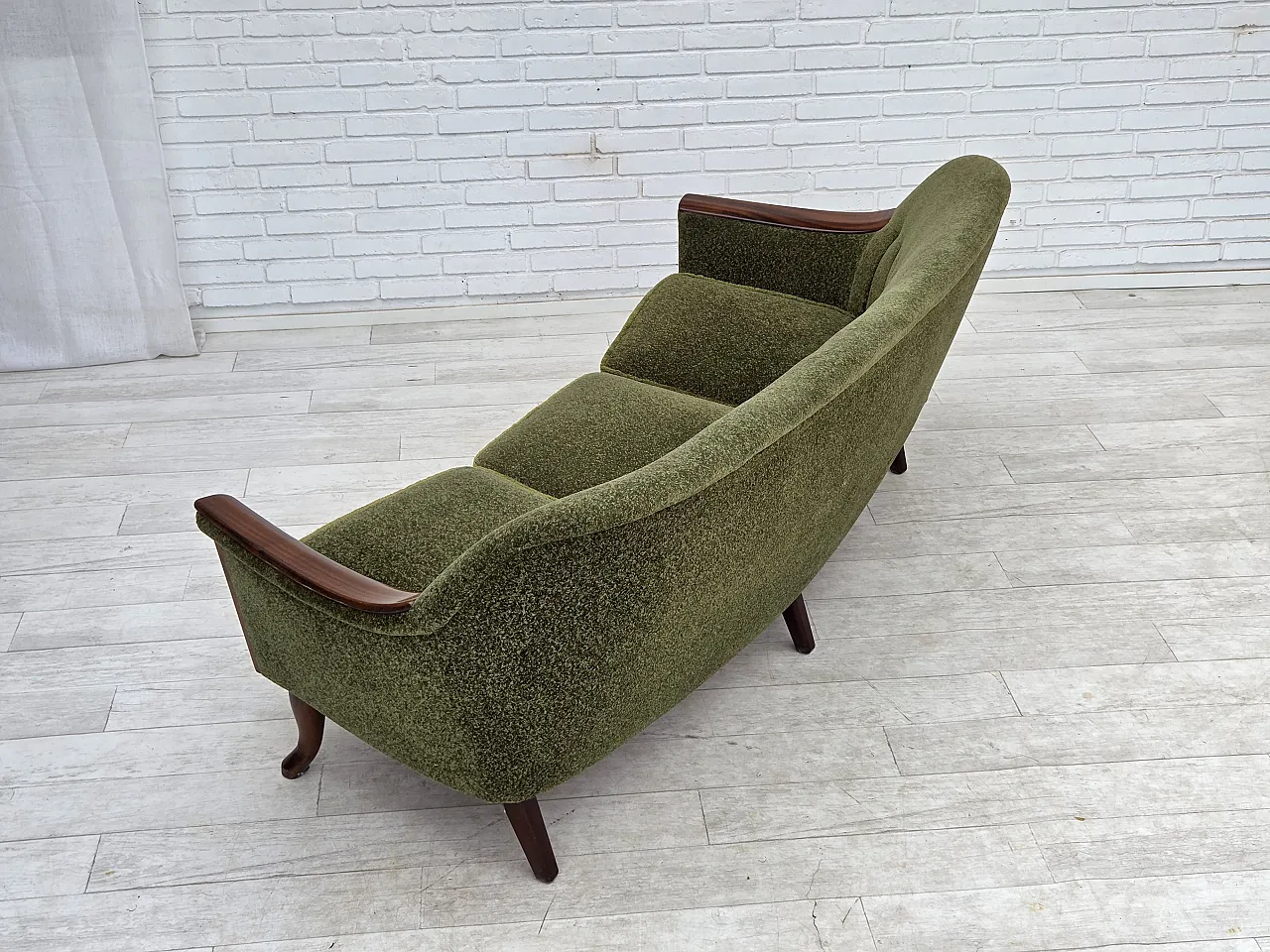 Divano norvegese a 3 posti legno di teak, anni '70 11