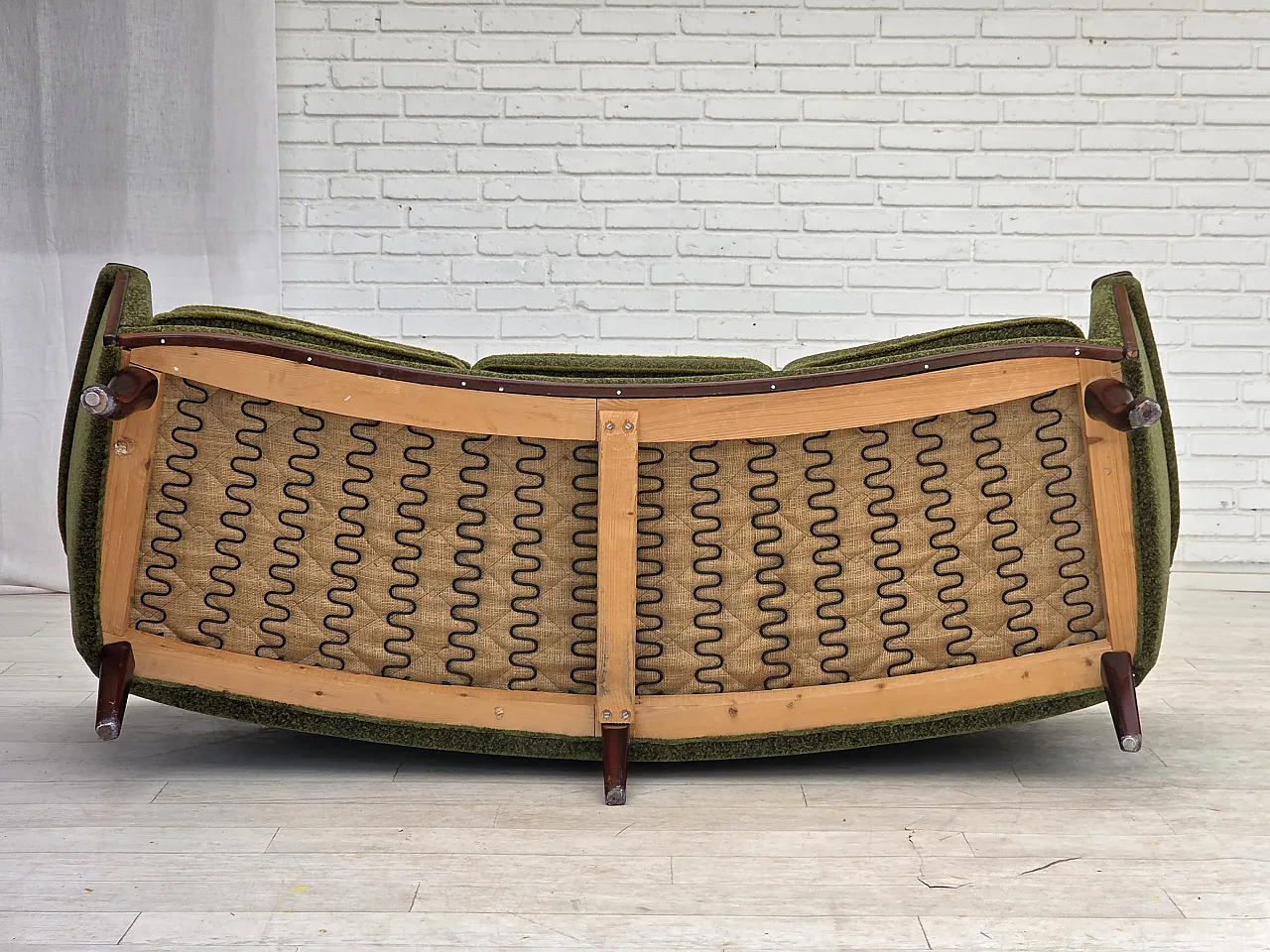 Divano norvegese a 3 posti legno di teak, anni '70 12