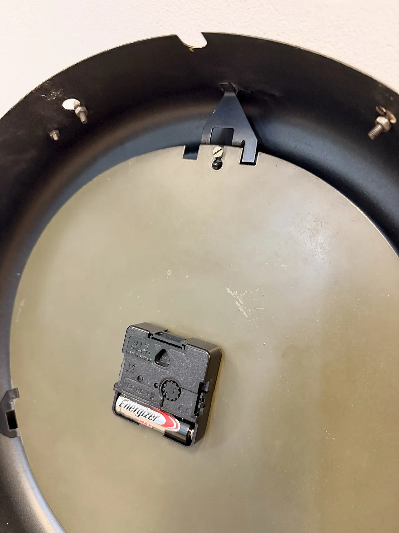Black Industrial Factory Wall Clock from Siemens, 1930s 16