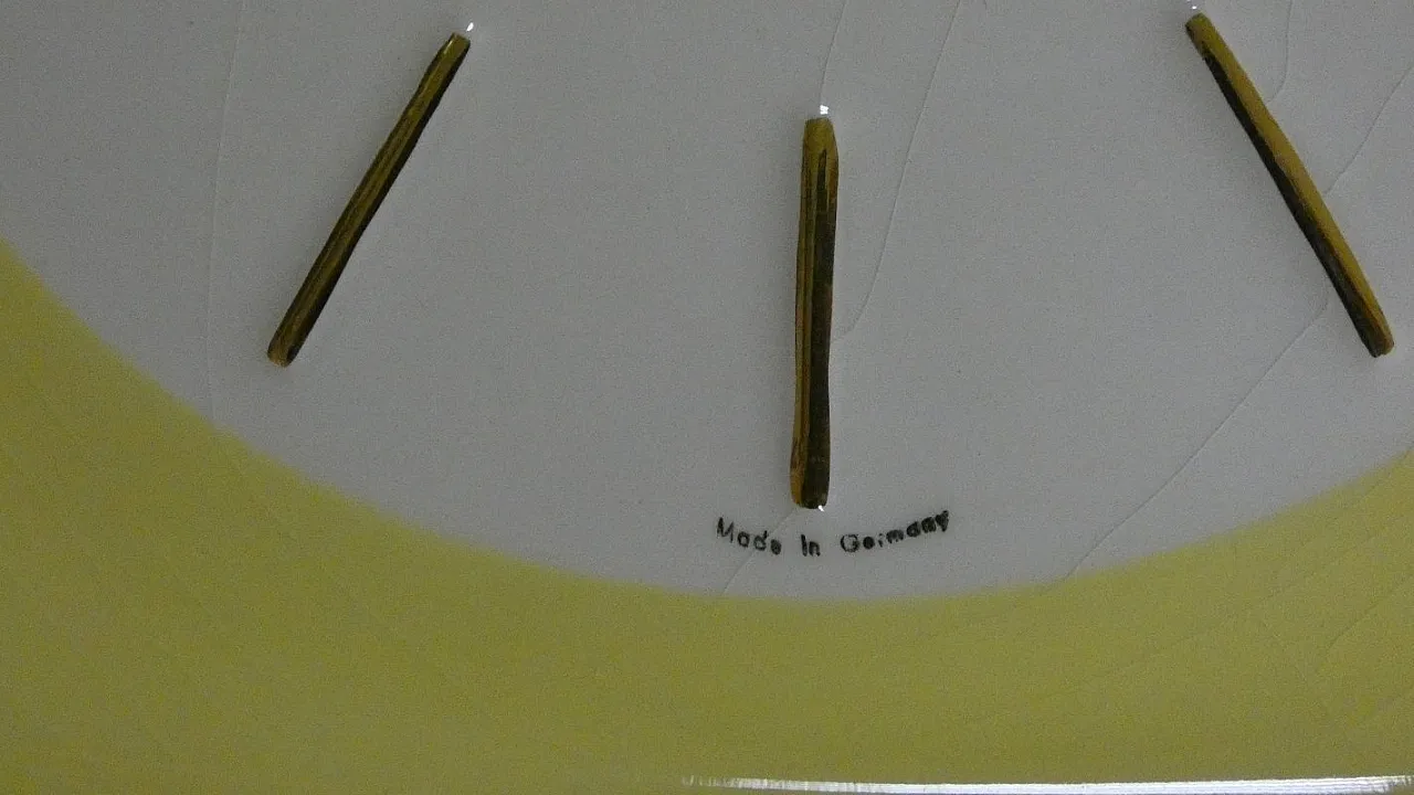 Peter Electric wall clock, Germany, 1970s 7