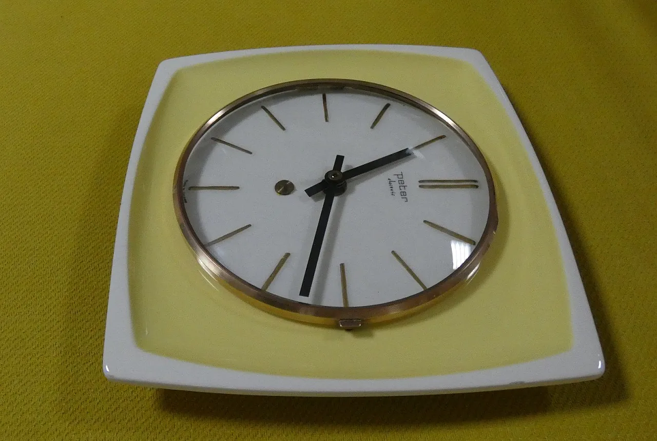 Peter Electric wall clock, Germany, 1970s 18