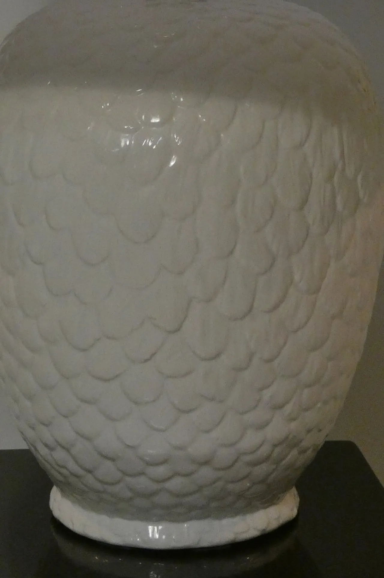 Lampada da tavolo a forma di pigna in ceramica di Tommaso Barbi, Italia, anni '70 5