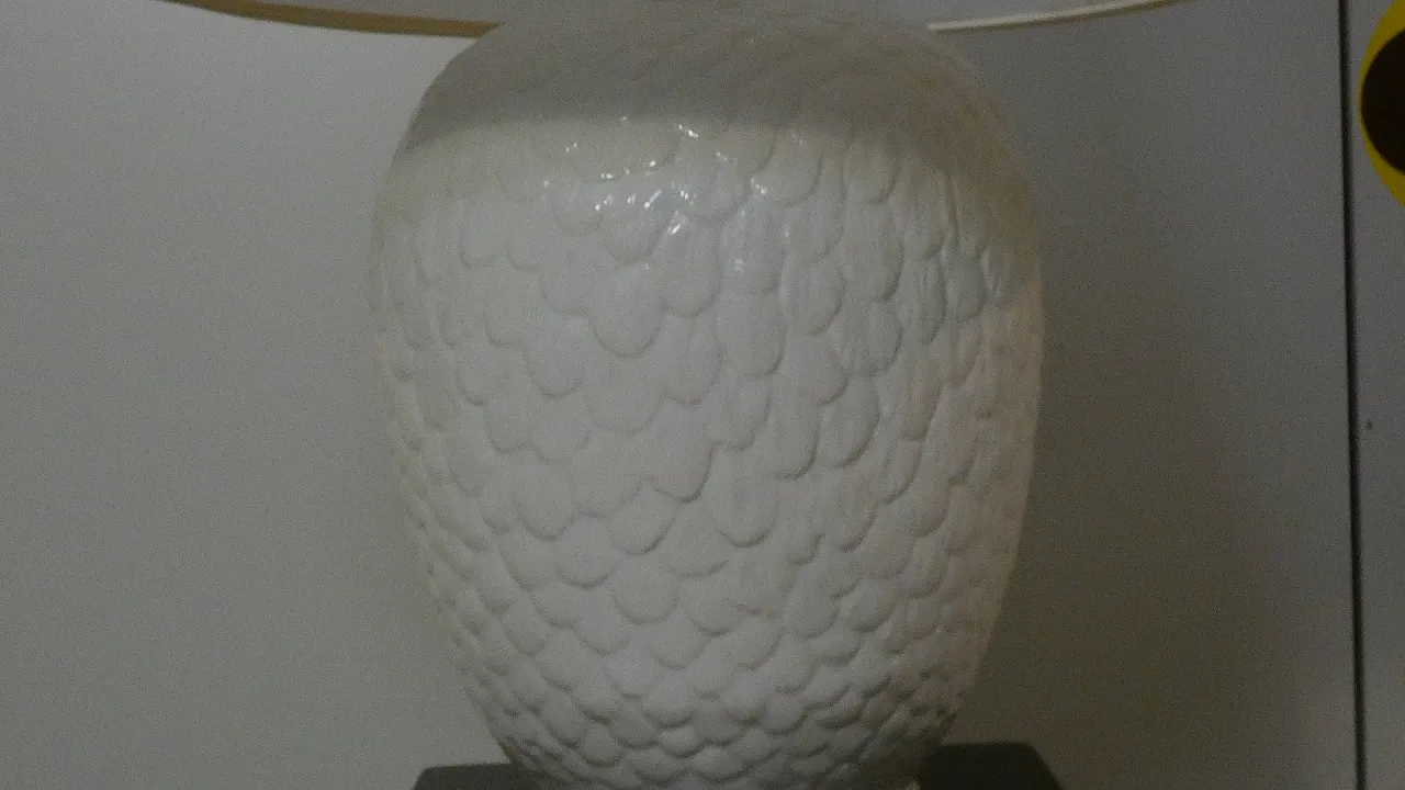 Lampada da tavolo a forma di pigna in ceramica di Tommaso Barbi, Italia, anni '70 6