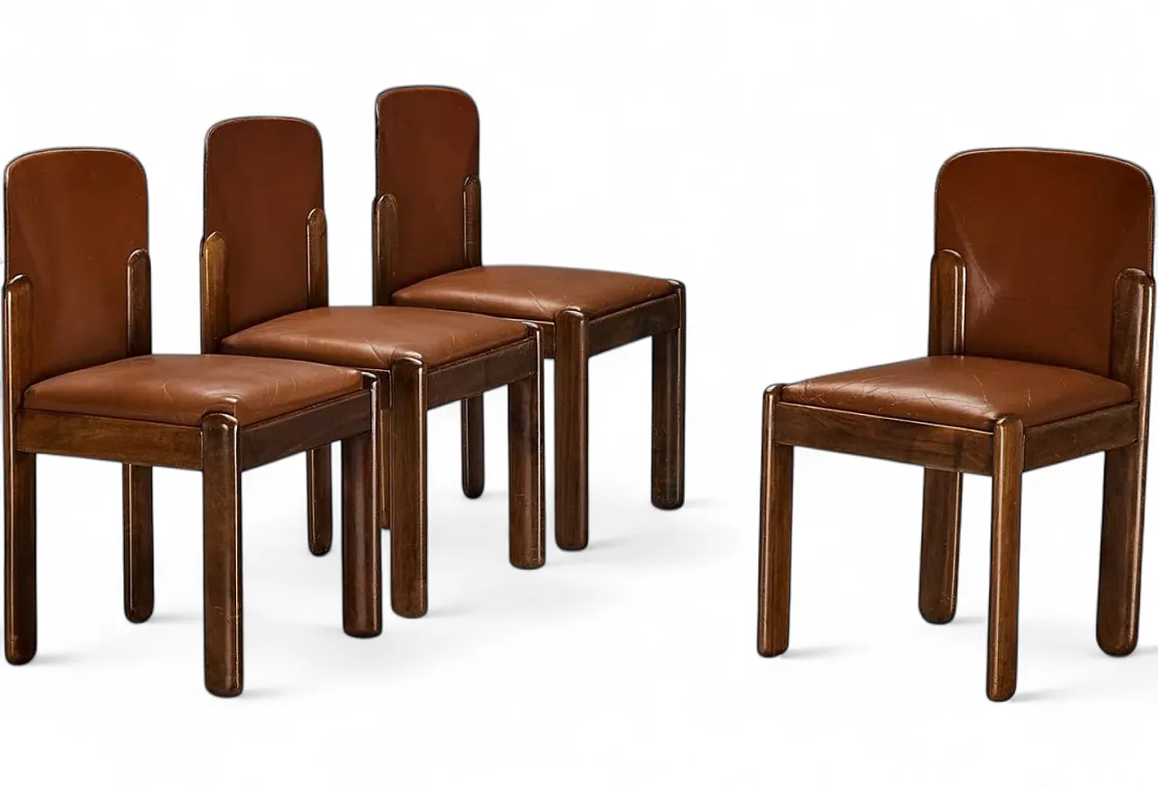 4 Sedie Sapporo di Giovanni Offredi per Saporiti, anni '70 10