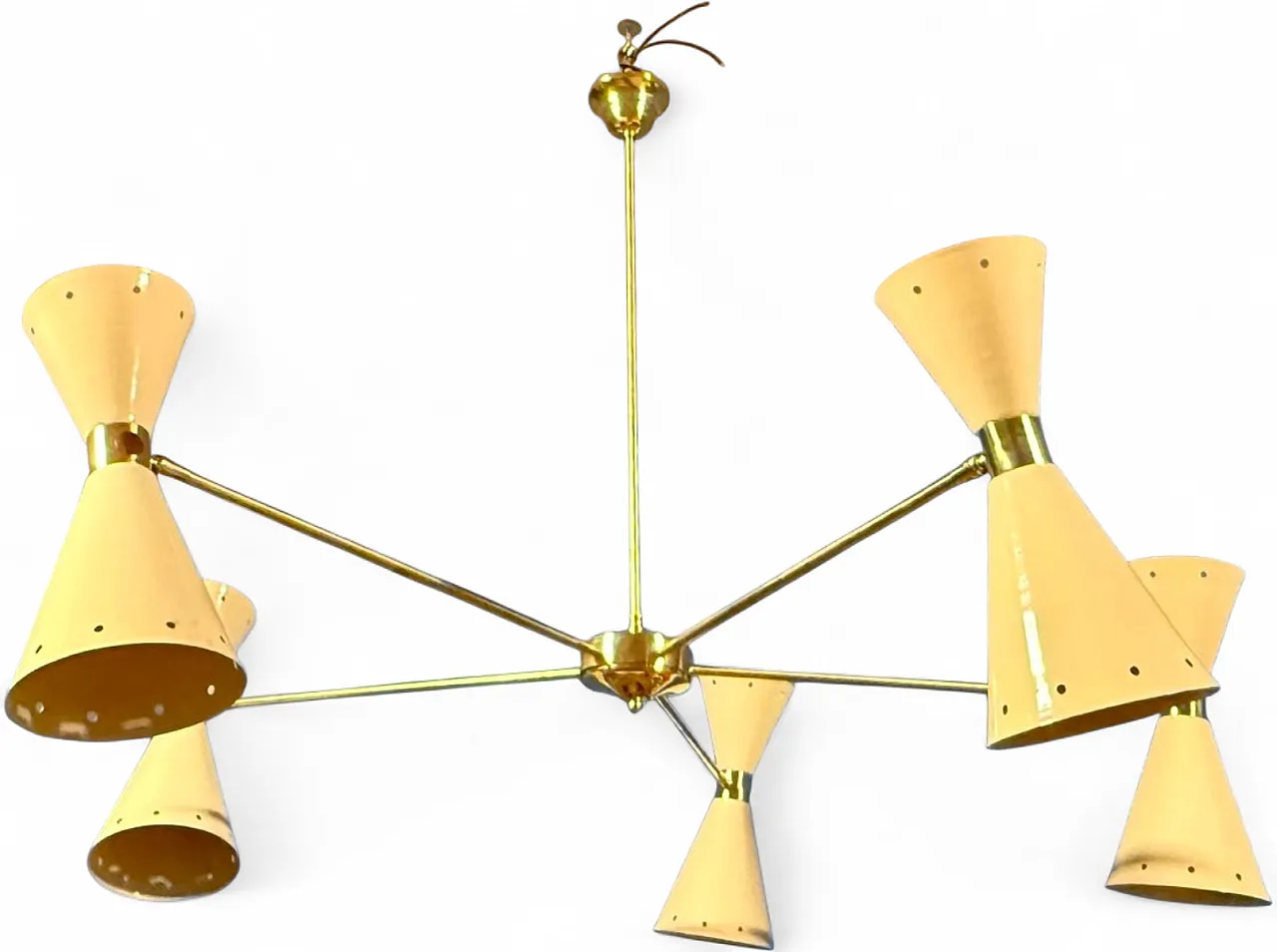 Diablo pendant light from Stilnovo, 1950s 7