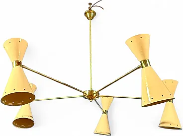 Diablo pendant light from Stilnovo, 1950s