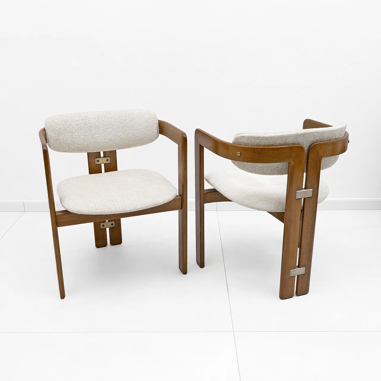 Pair of mid-century "Pamplona" armchairs by Savini for Pozzi 1