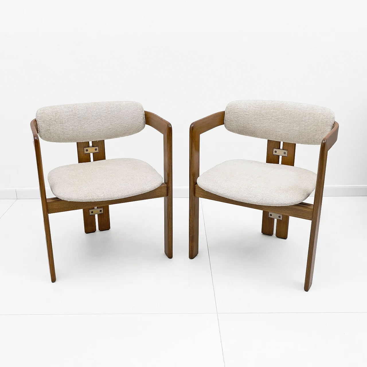 Pair of mid-century "Pamplona" armchairs by Savini for Pozzi 2
