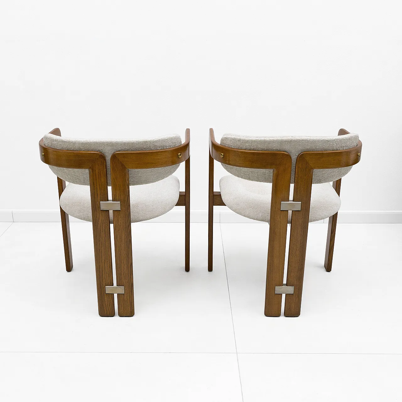 Pair of mid-century "Pamplona" armchairs by Savini for Pozzi 4