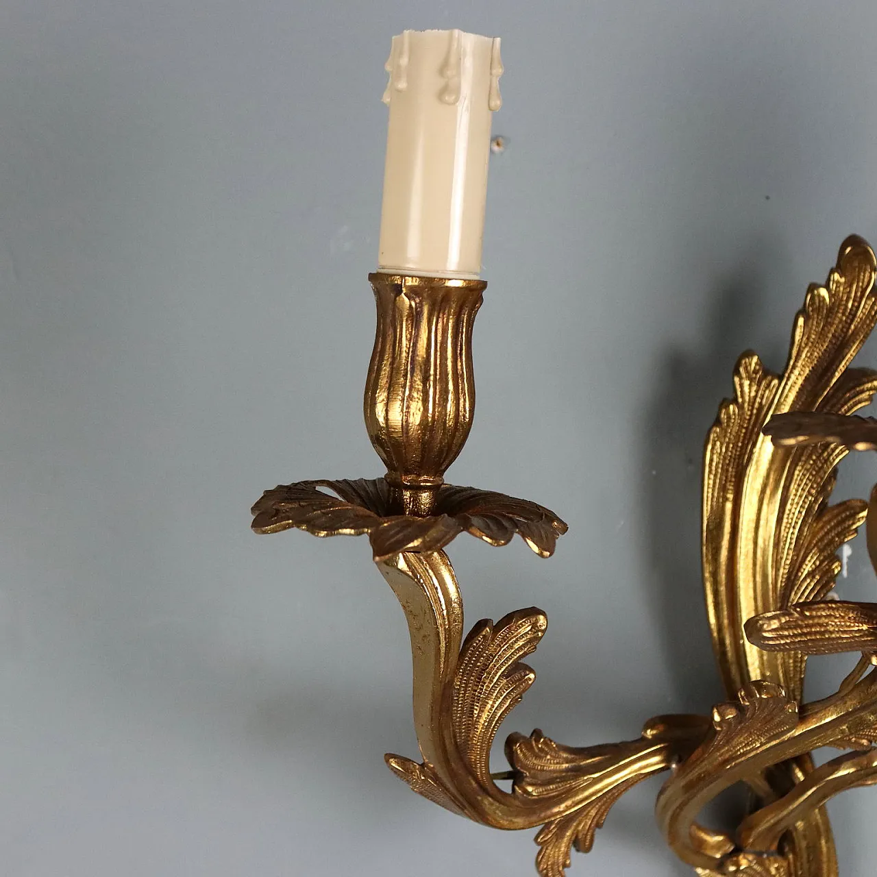 Pair of bronze appliques, early 20th century 5