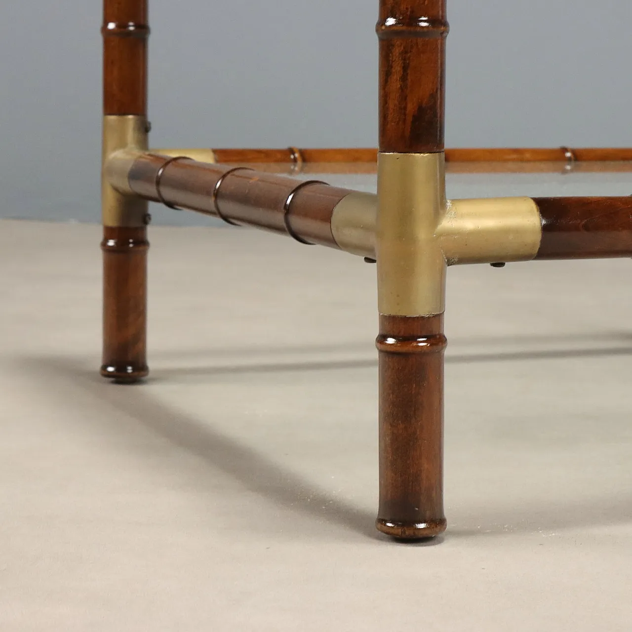 Bamboo coffee table, 1960s 5
