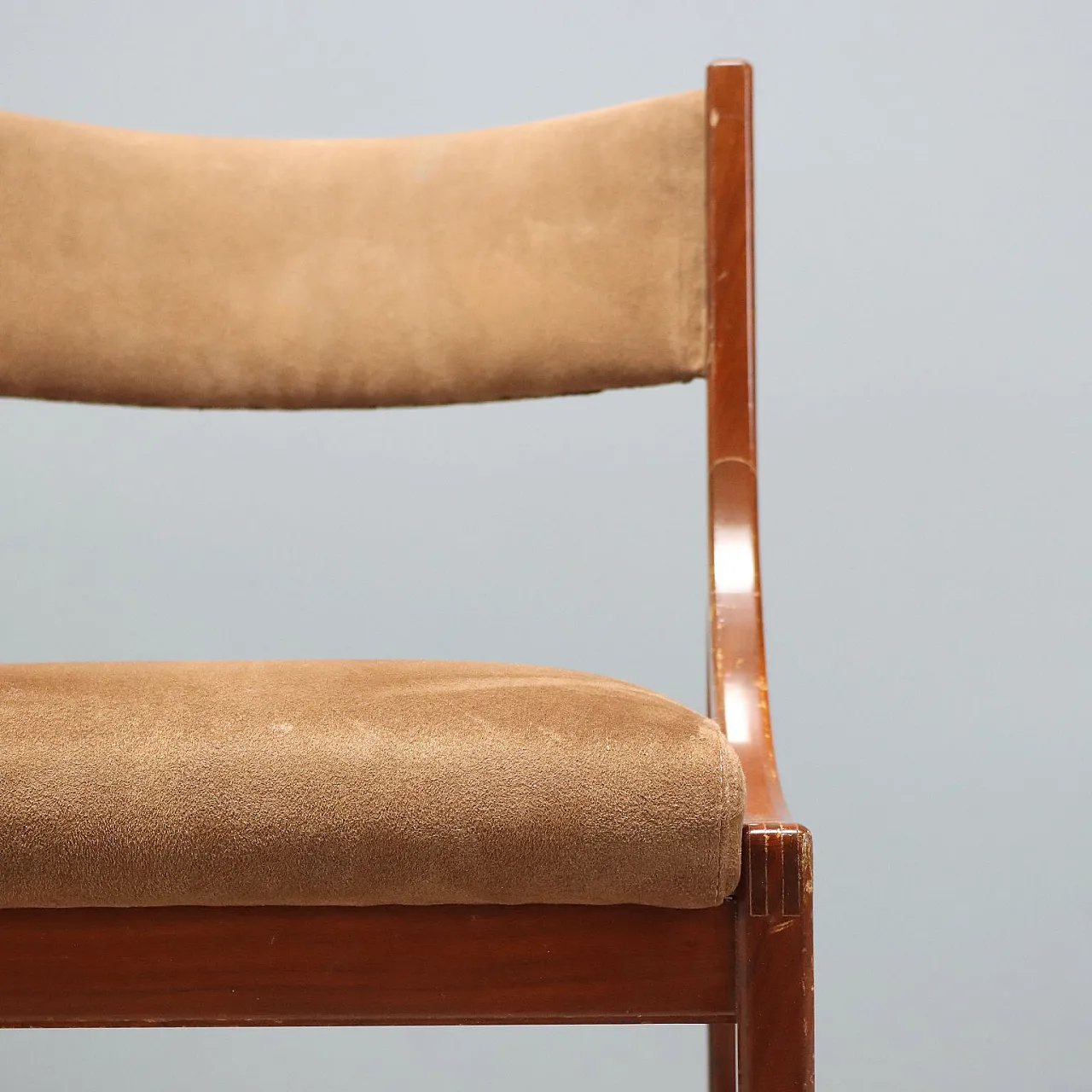 5 Wooden chairs, 1960s 6
