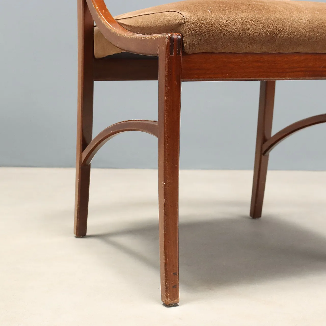 5 Wooden chairs, 1960s 7