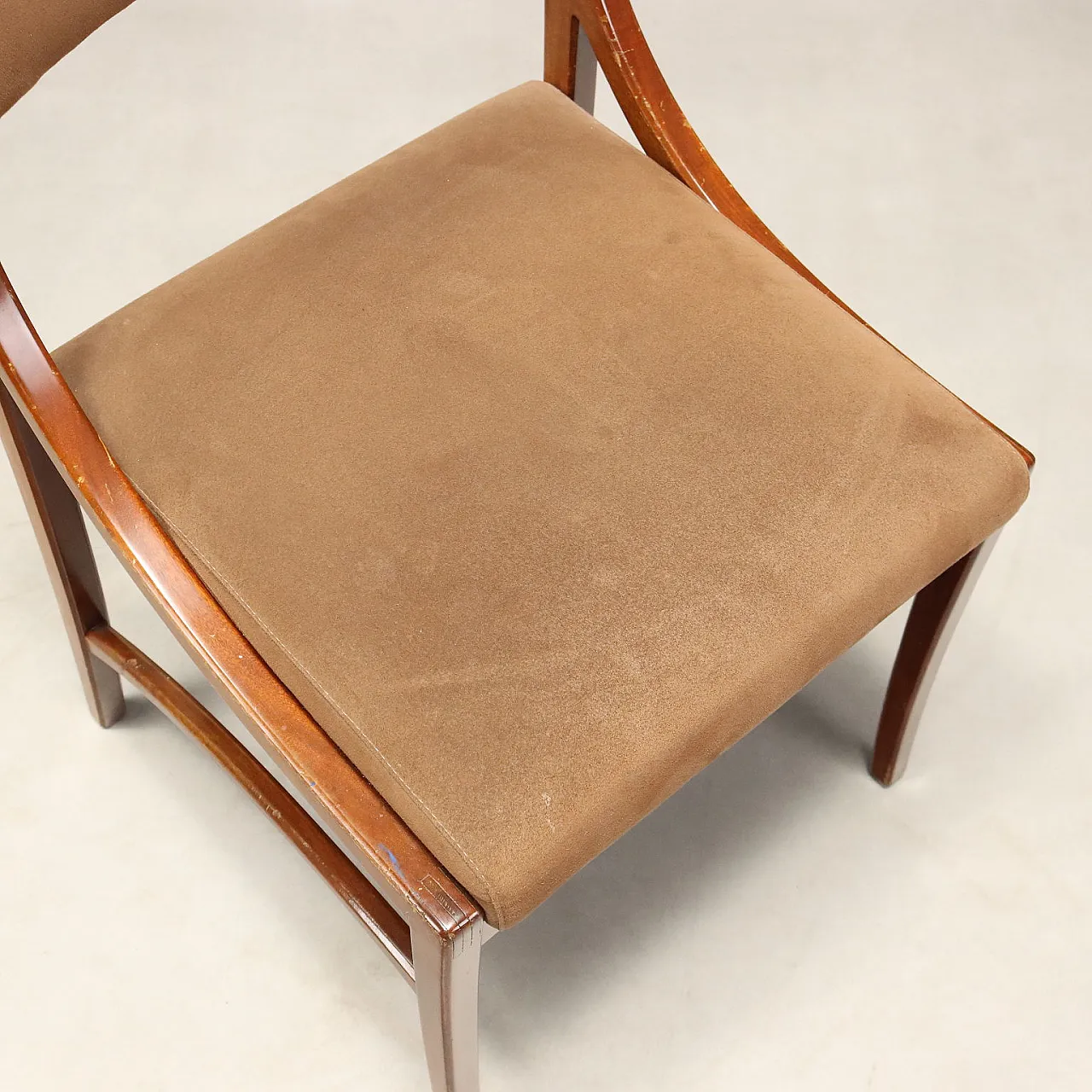 5 Wooden chairs, 1960s 8