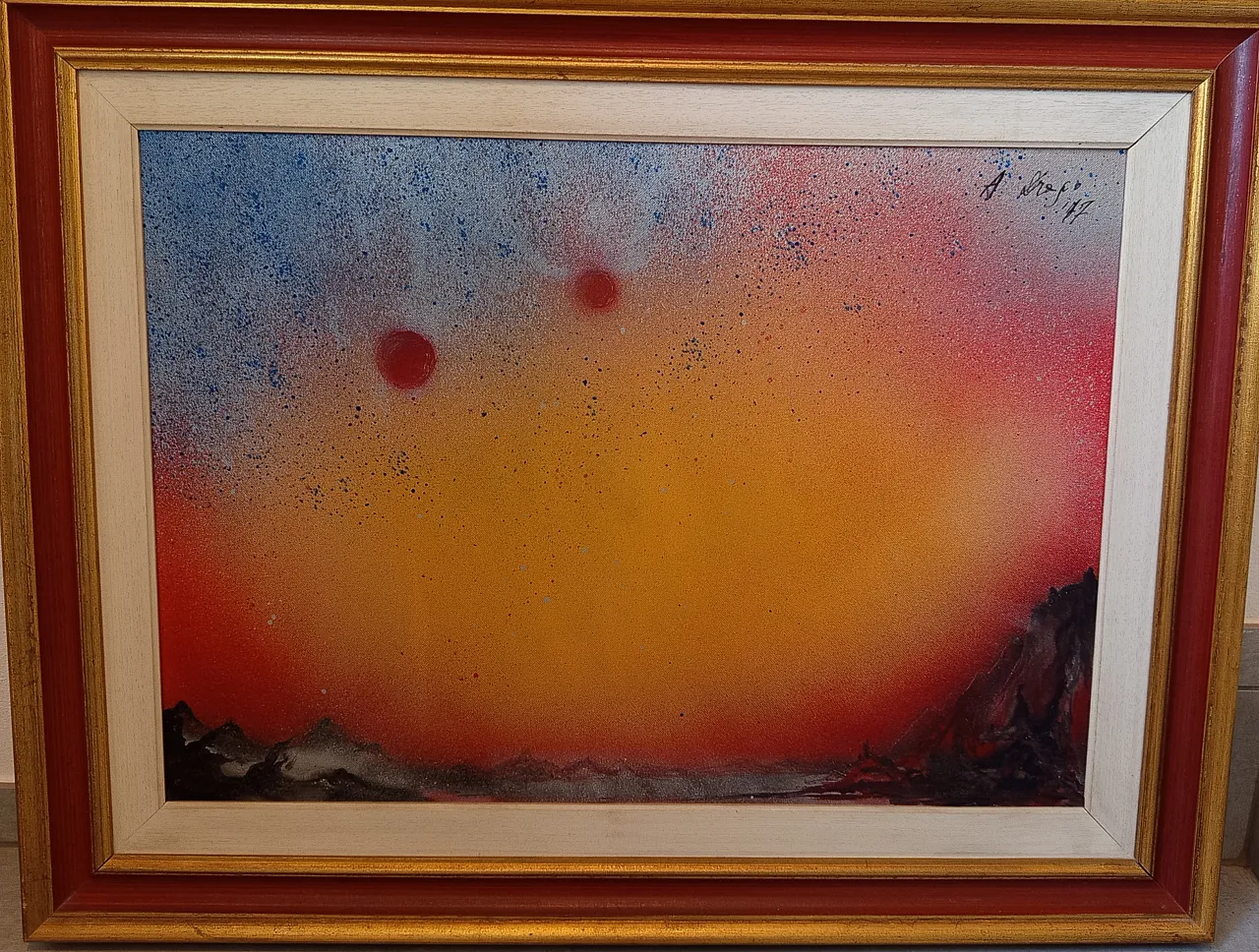 Dipinto Creazione di Aurelio Drago, 70s 1