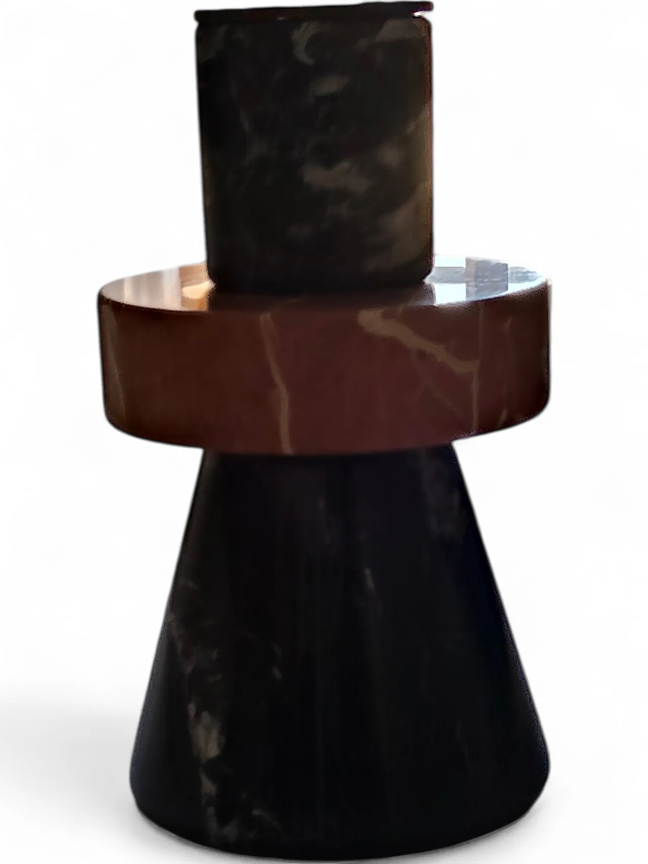 Menhir Crystal round table by Giotto Stppino for Acerbis, 1980s 8