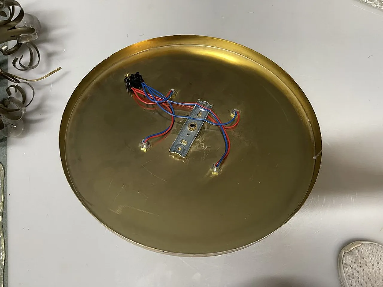 Pair of Murano glass recessed lamps, 1980s 3