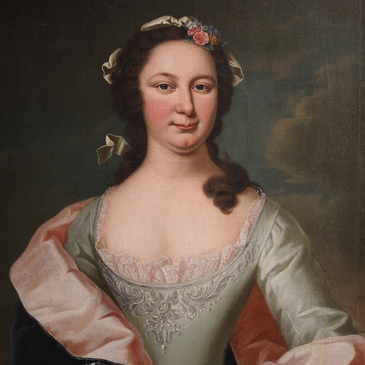 Painted portrait of a noblewoman, 19th century 1