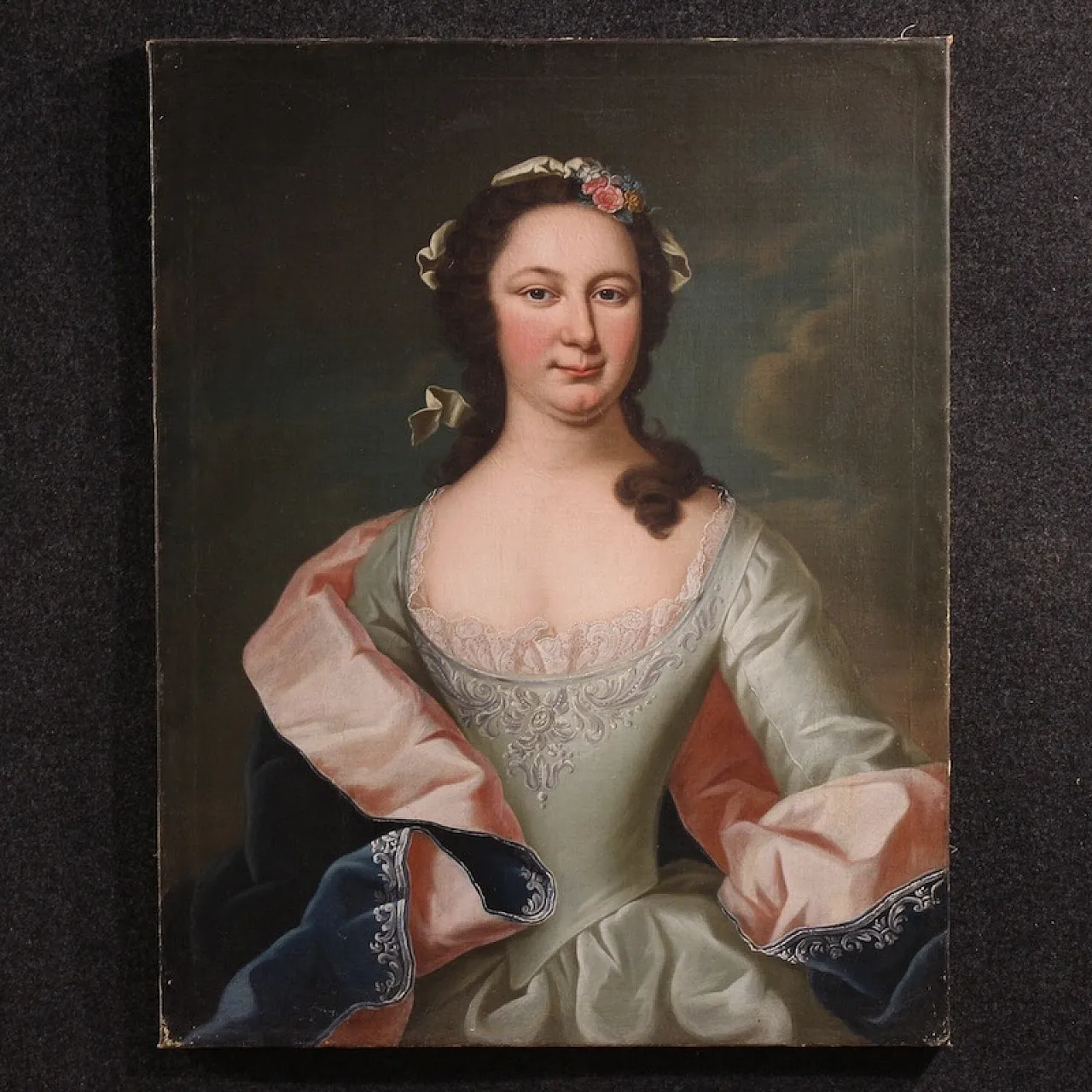 Painted portrait of a noblewoman, 19th century 2