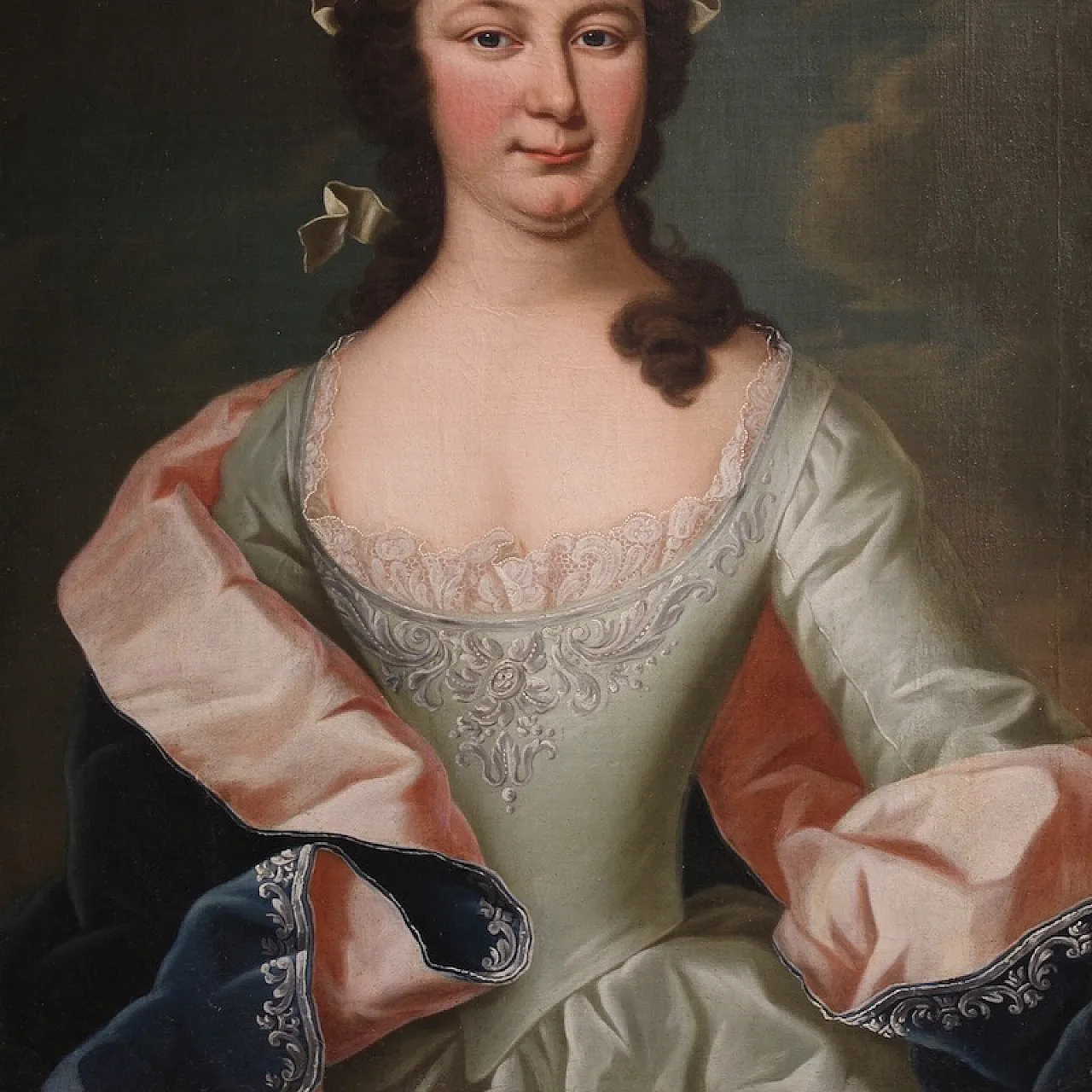 Painted portrait of a noblewoman, 19th century 3