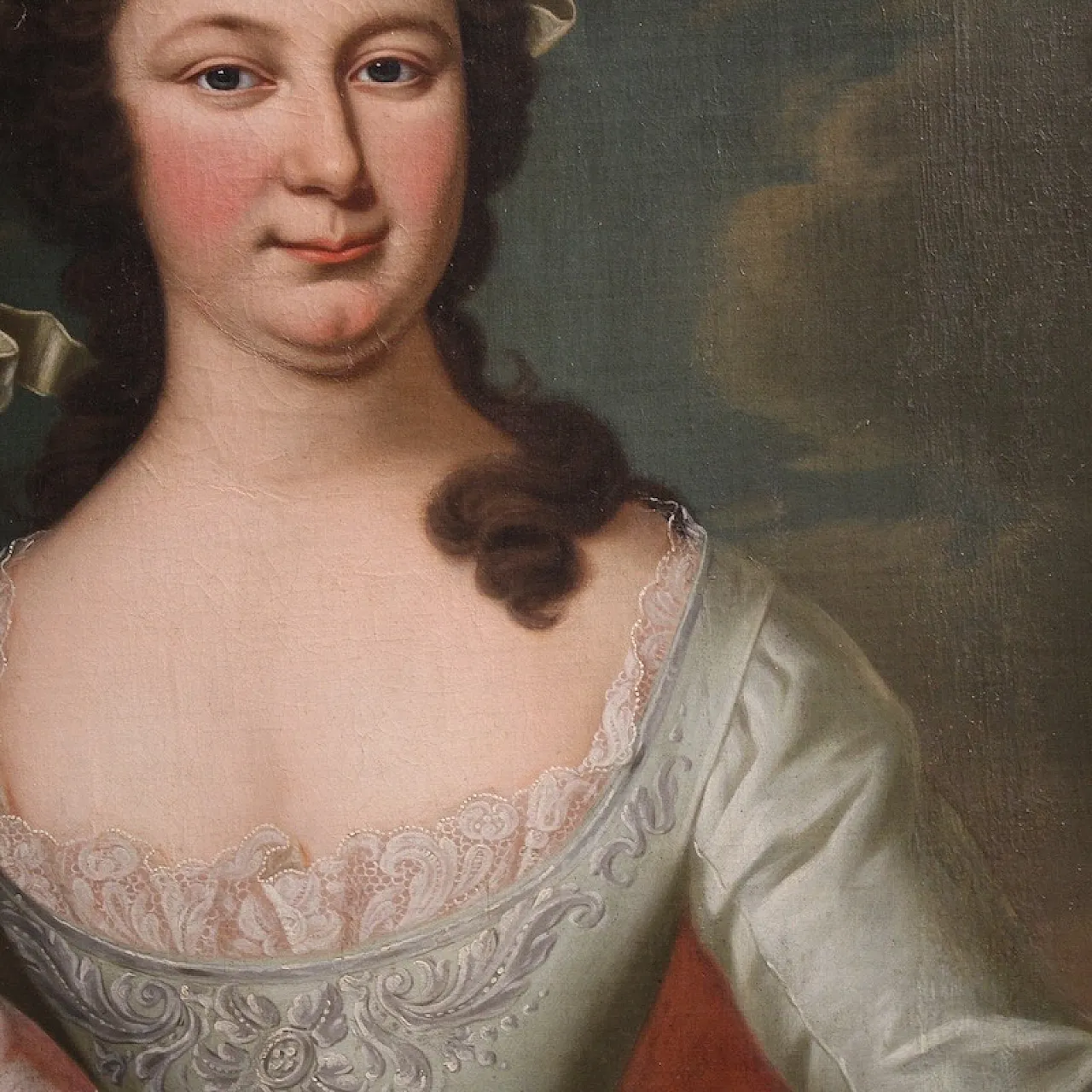 Painted portrait of a noblewoman, 19th century 11