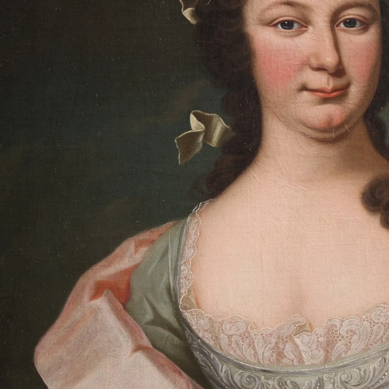 Painted portrait of a noblewoman, 19th century 12