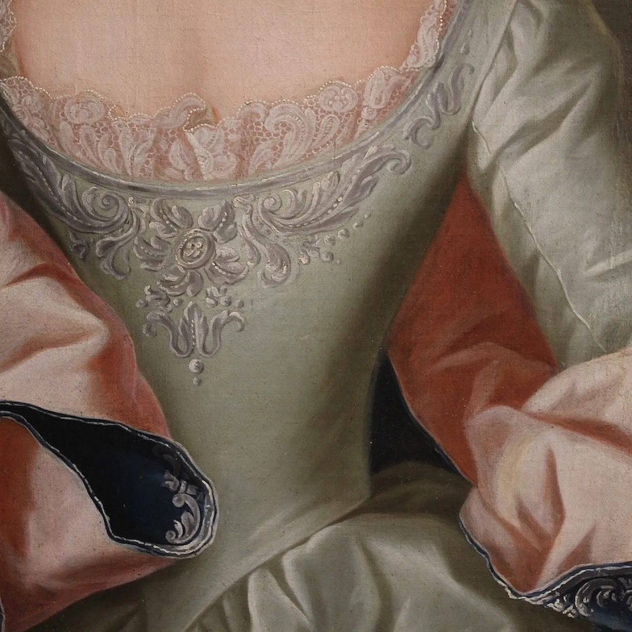 Painted portrait of a noblewoman, 19th century 13