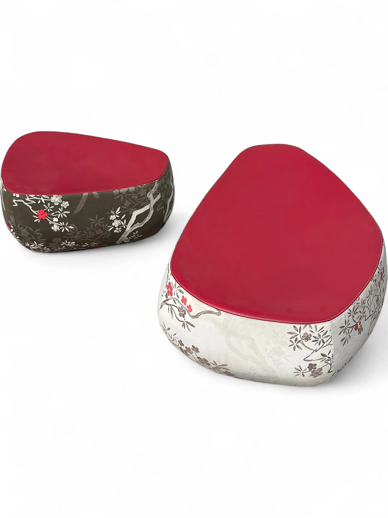 Pair of Moroso Fjord poufs by Patricia Urquiola, 2000s 14