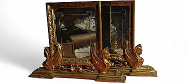Pair of freestanding mirrors with Sphinxes
