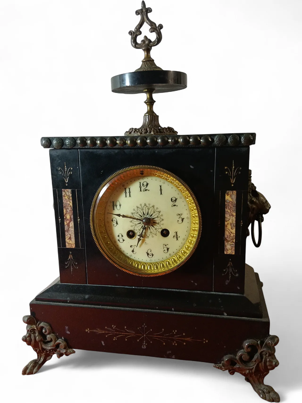 Napoleon III style marble clock 17