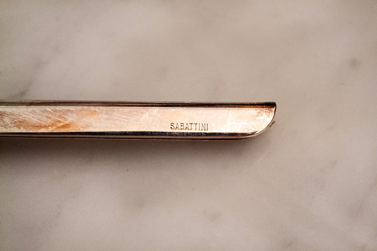 6 Cucchiaini placcati in argento di Lino Sabattini, anni '70 3