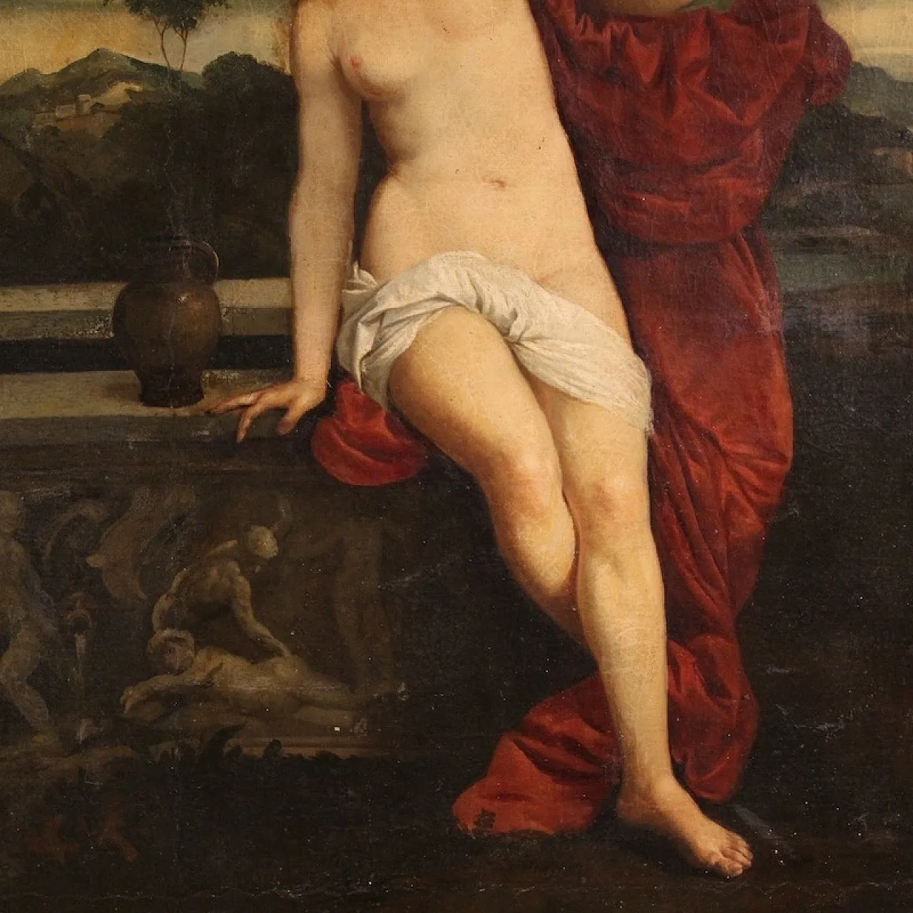Dipinto italiano Amor Sacro, '800 4