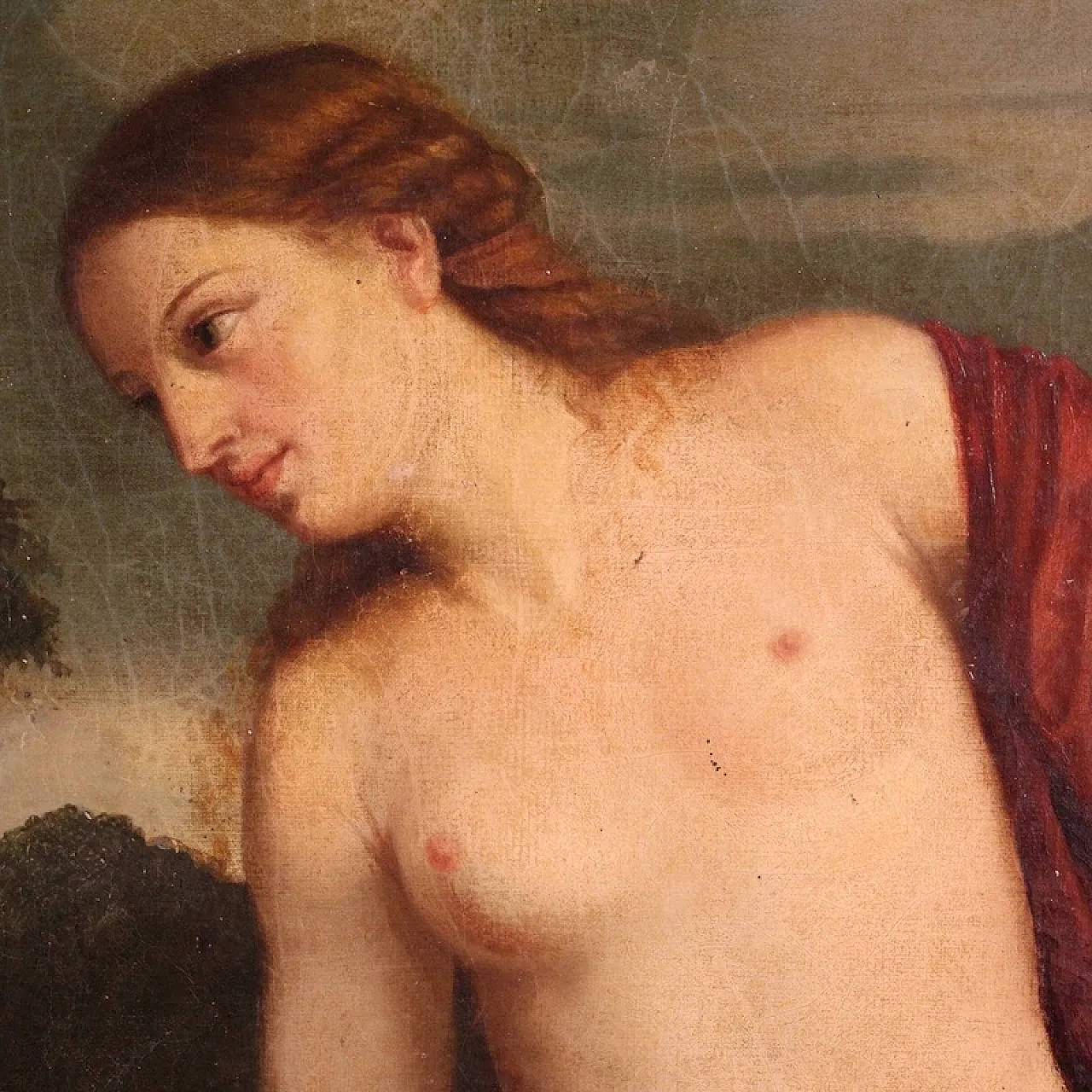 Dipinto italiano Amor Sacro, '800 5