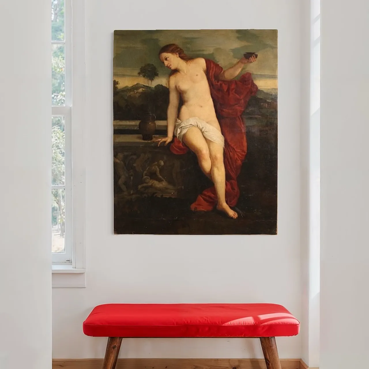 Dipinto italiano Amor Sacro, '800 8