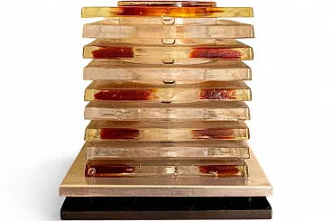 Murano glass table lamp by Albano Poli for Poliarte, 1970s