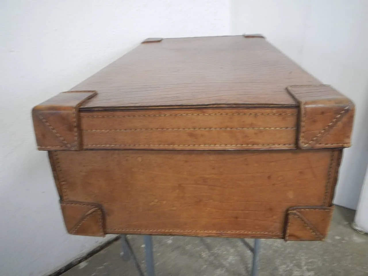 Leather suitcase 1970 9